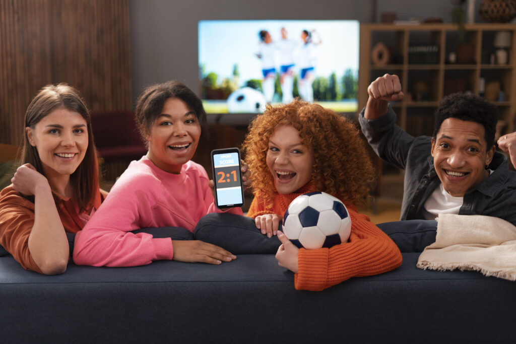 medium shot friends spending time together 1 1 IPTV Premium TV